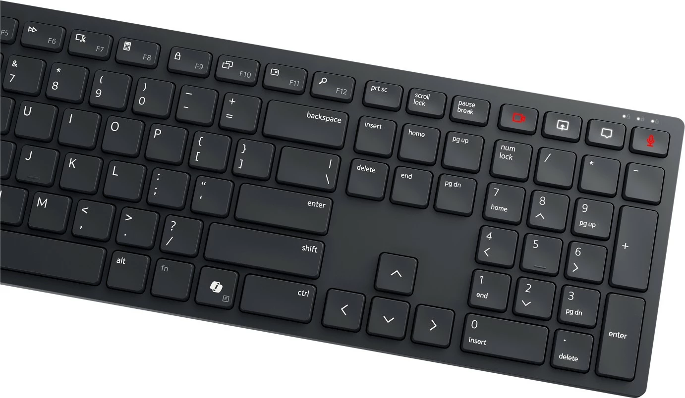 Tastierë DELL KB525C, full-size, USB, plunger key switch, QWERTZ, e zezë