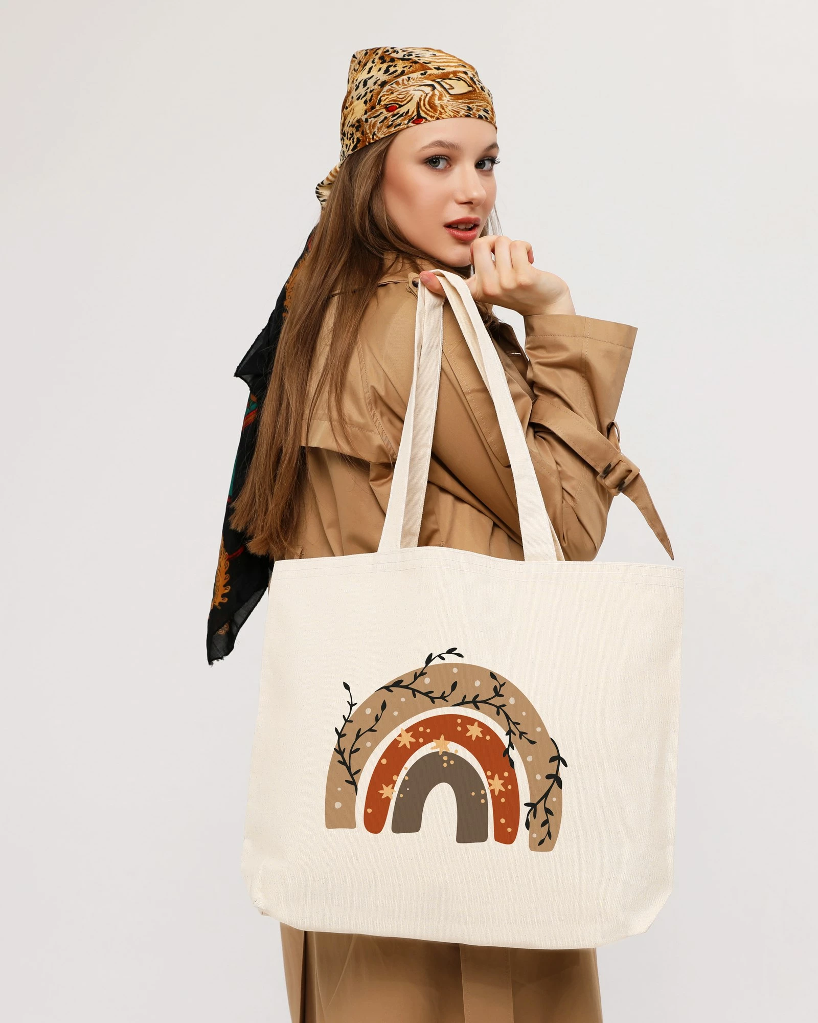 Qese tote Zoozie Bags, 1688, krem