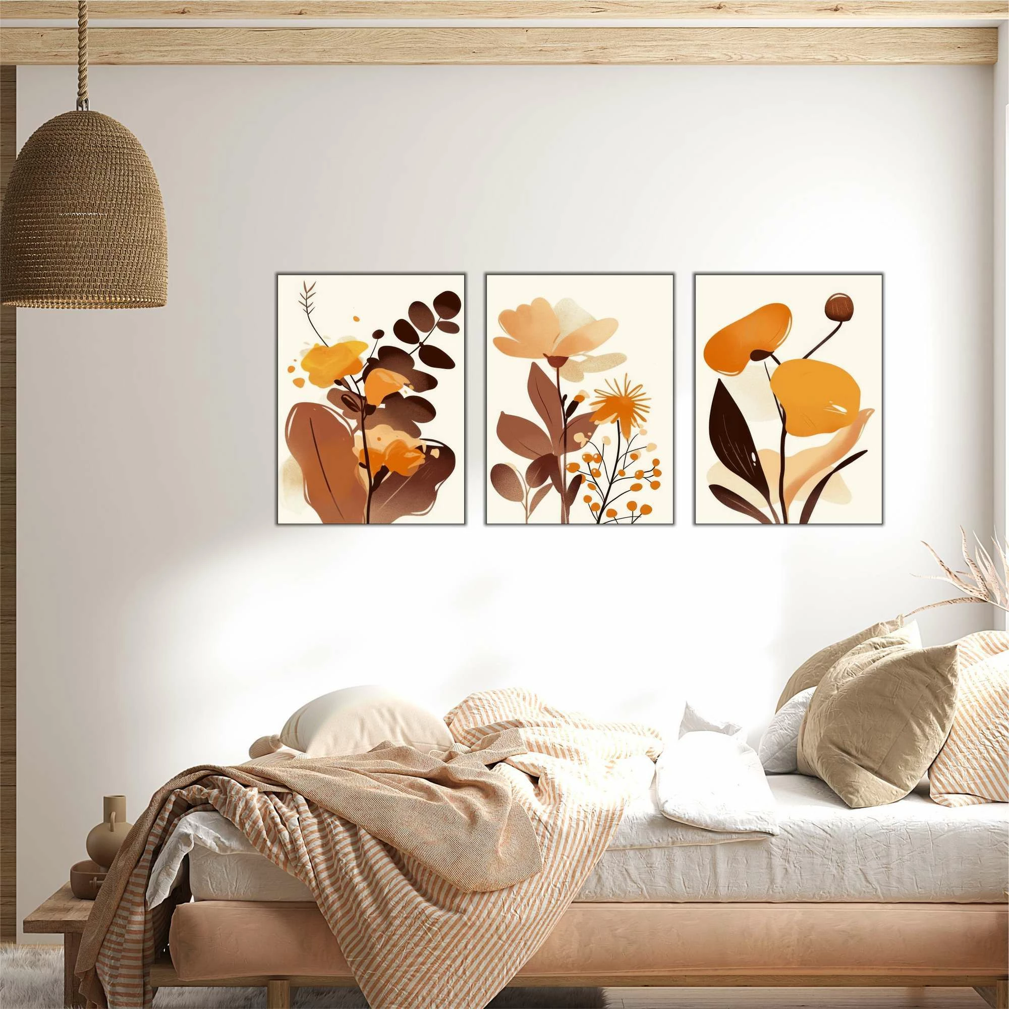 Pikturë dekorative MDF (3 copë), Wallity, MDF-00113