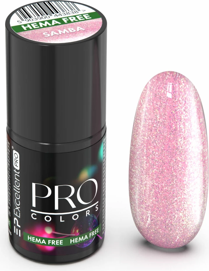Llak për thonj për femra Excellent PRO Pro Colors Hema Free Hybrid 72 Samba, 7g