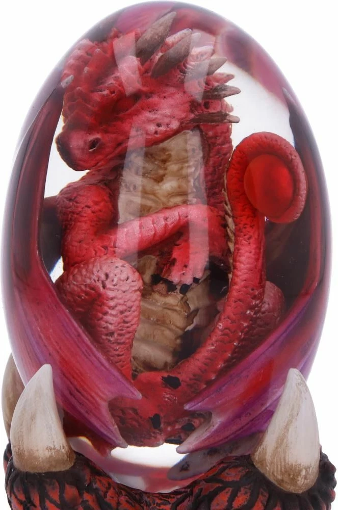Figurinë koleksionuese NEMESIS NOW Elemental Dragonlings Fire, 12 cm, e kuqe, me kuti dhurate