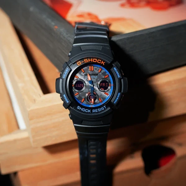 Orë dore G-SHOCK AWR-M100SCT-1A, e zezë