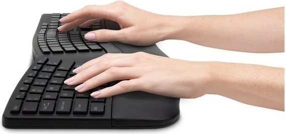 Tastierë Kensington ProFit Ergo Wireless, QWERTZ, e zezë