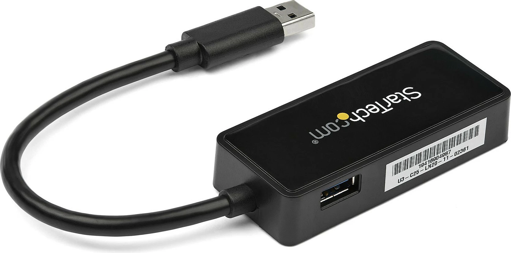 Adapter USB 3.0 në Gigabit Ethernet StarTech USB31000SPTB, me port USB pass-through, i zi