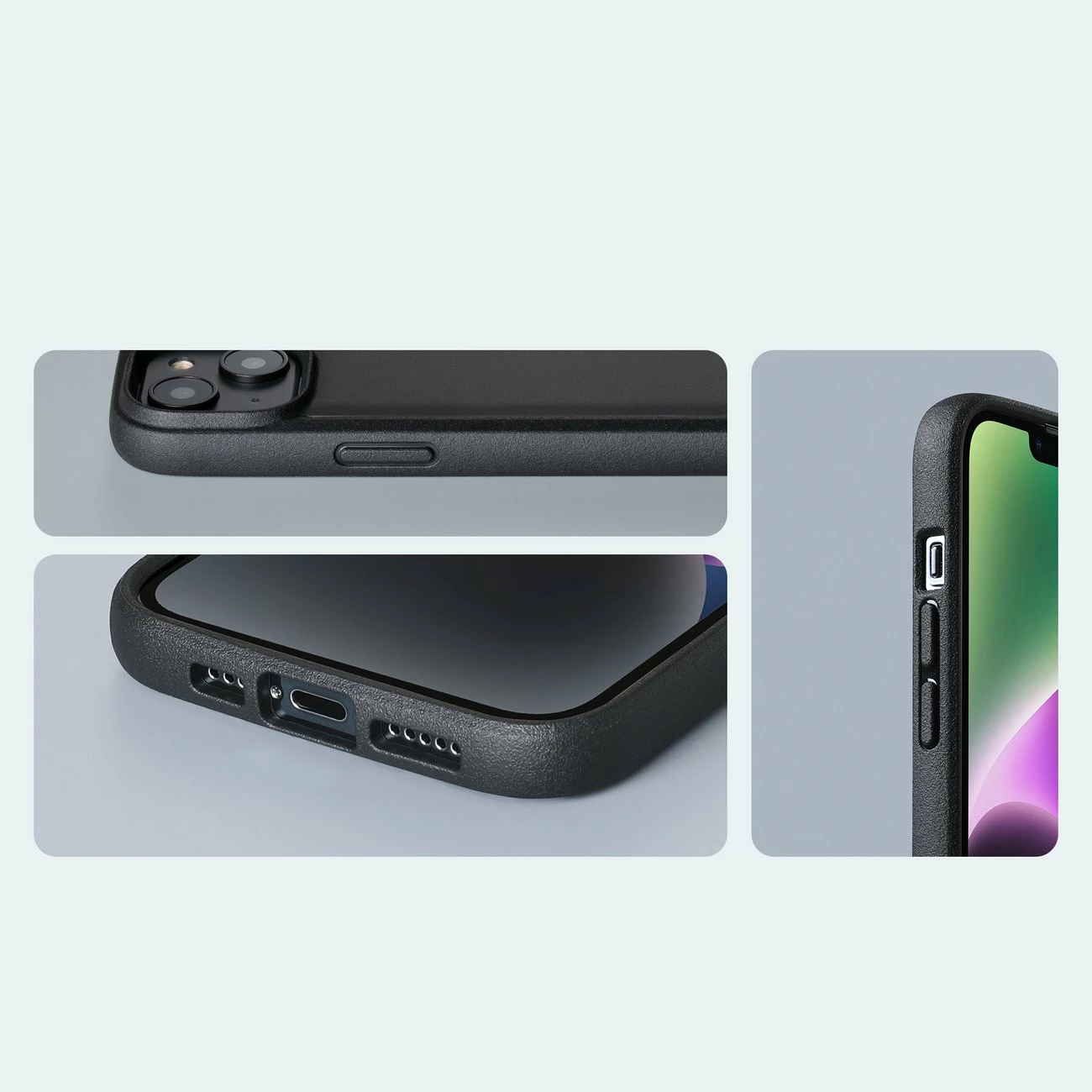 Mbështjellës Raptic X-Doria Slim për iPhone 14 Plus, i zi