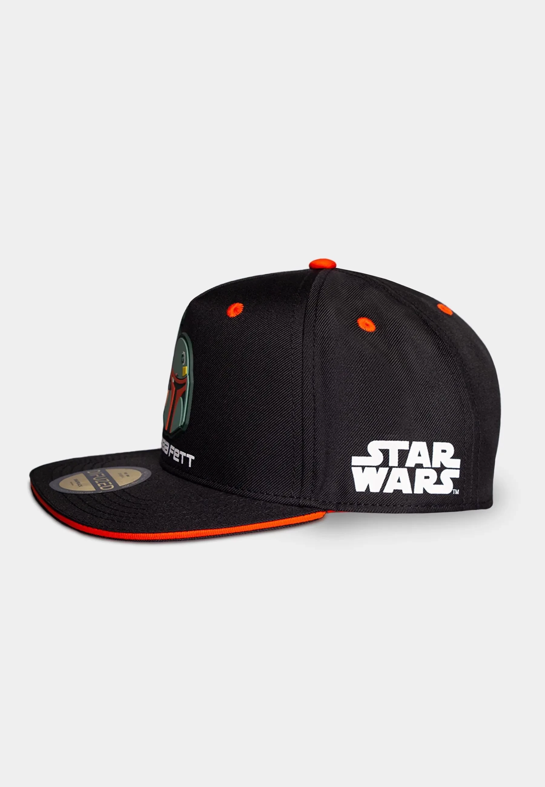 Kapelë snapback për fëmijë Difuzed The Mandalorian Boba Fett Bounty Hunter, e zezë