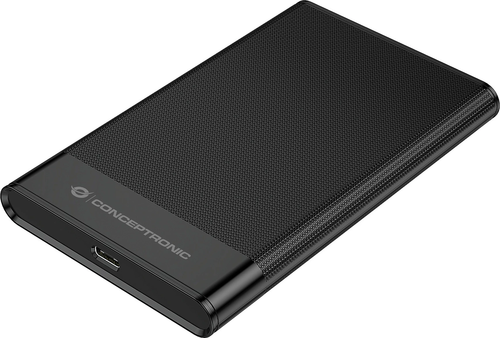 Kasë eksternale për HDD/SSD 2.5" Conceptronic, SATA III, USB-C/USB-A, USB 3.2 Gen 1, e zezë