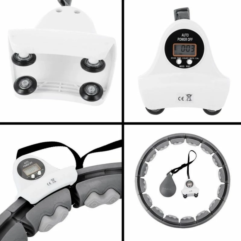 Hula hoop fitness HMS, e zezë