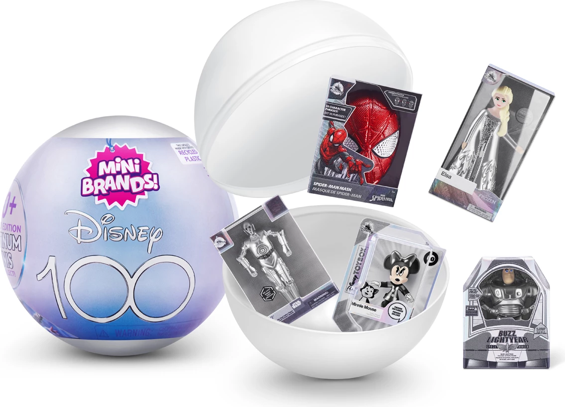 Set lodër Disney 100 Mini Brands Limited Edition Platinum Capsule by ZURU 