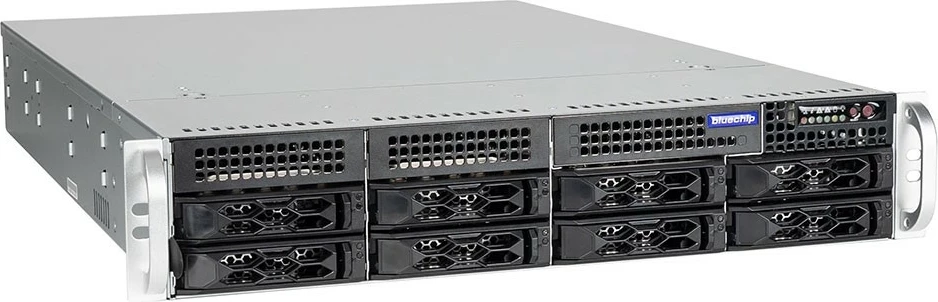 Server bluechip SERVERline R32312s, Xeon E-2414, 32GB RAM, 2x480GB SSD, 2x Gigabit Ethernet, 2HE