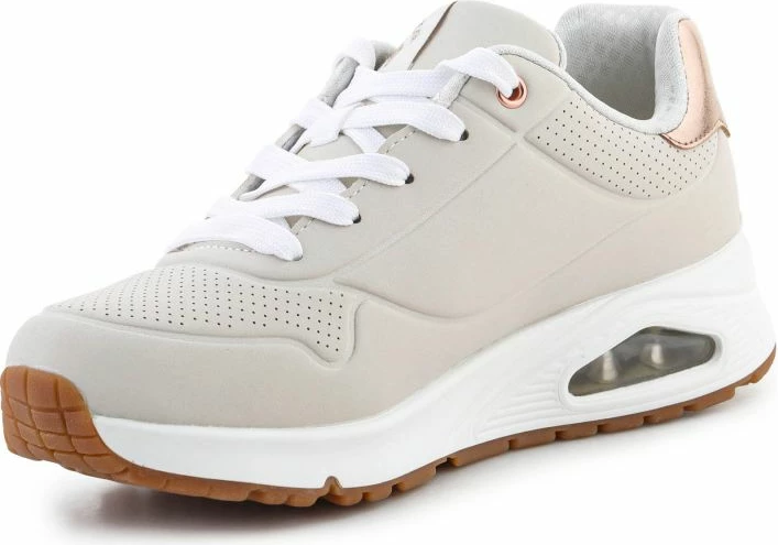 Këpucë Skechers femra, të kremta [Madhësia: 33]