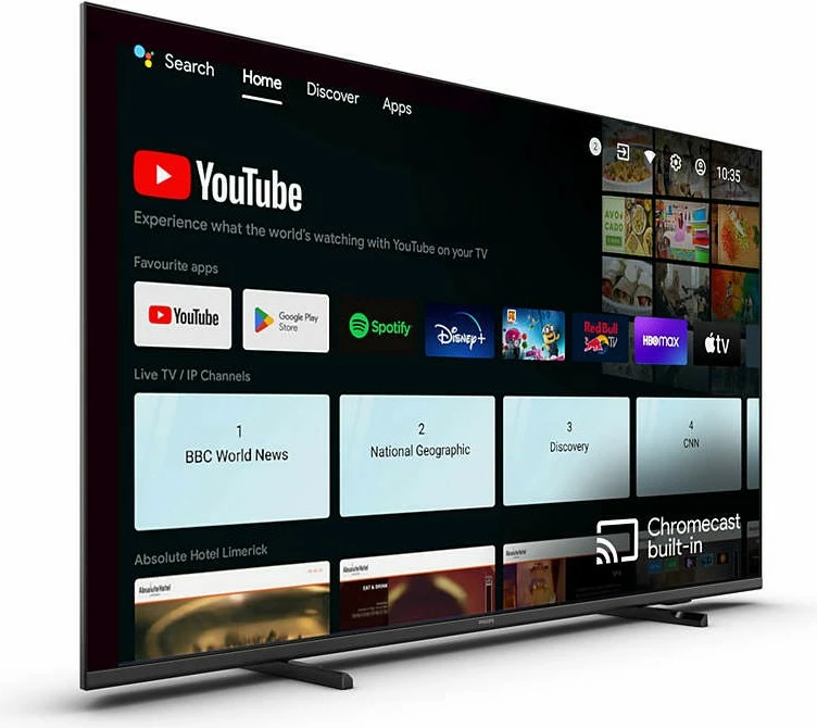 Televizor Philips 65HFL4518U/12, 65 inç, 4K Ultra HD, Android TV, Chromecast, LED