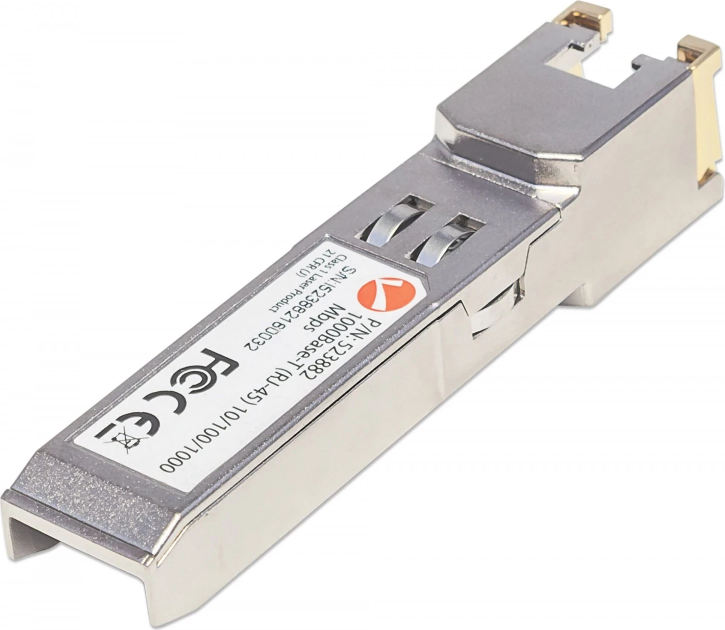 Moduli mini GBIC SFP Intellinet 523882, 1000Base-T RJ45, deri në 100m