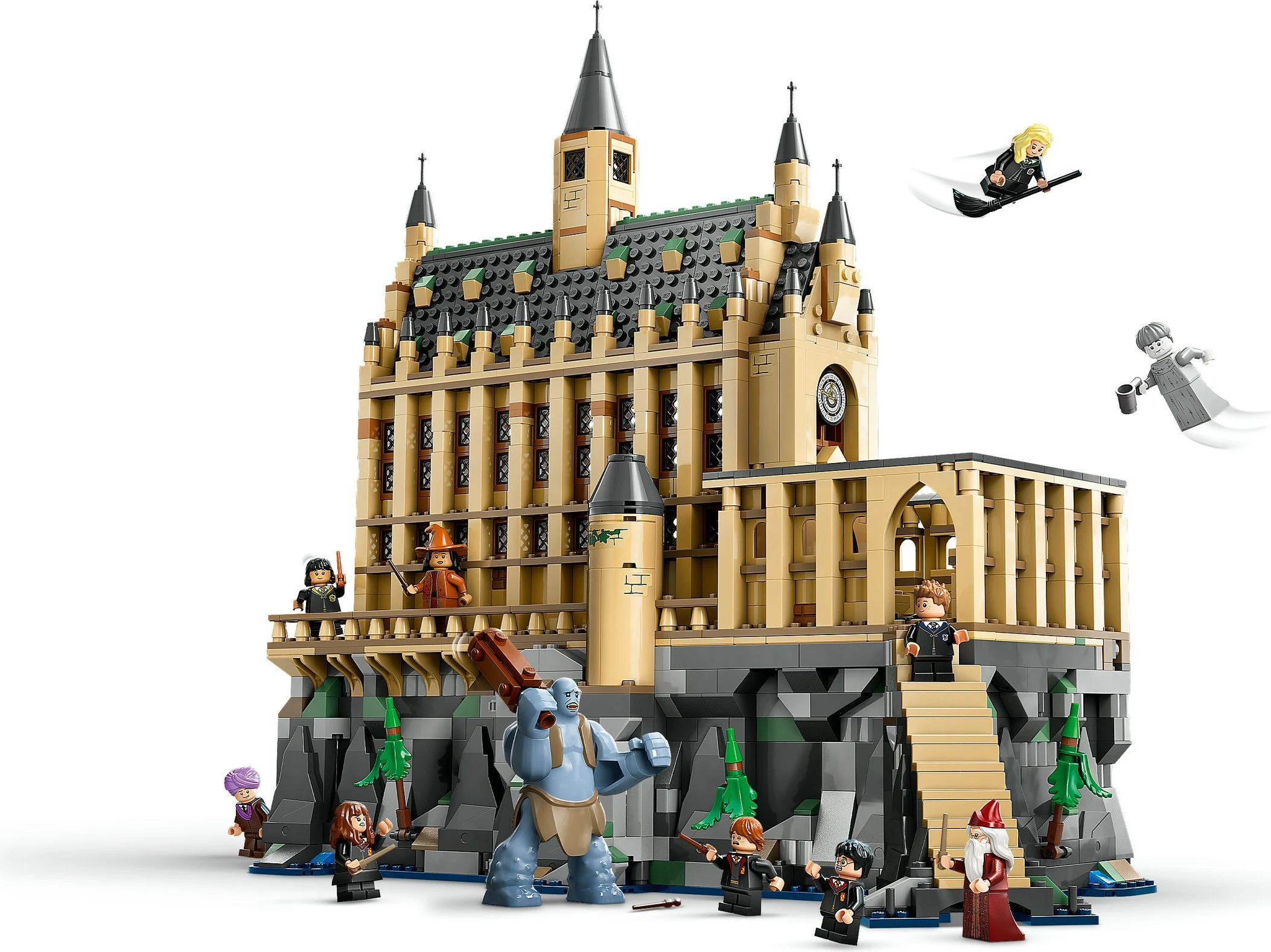 Set ndërtimi LEGO Hogwarts™ Castle: The Great Hall, 1732 pjesë, plastikë, 2.92 kg