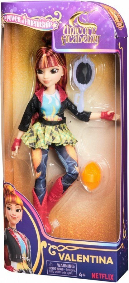 Kukull Spin Master Unicorn Academy Fashion Valentina 6072648, 24 cm