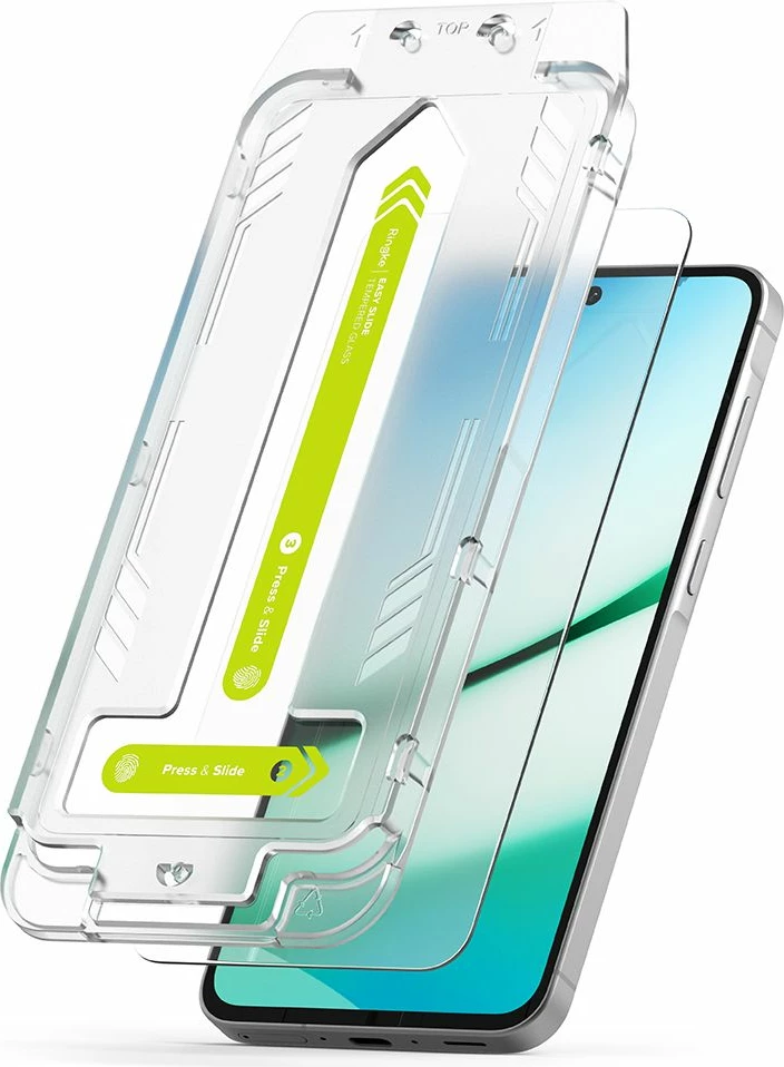 Xham i temperuar Ringke Easy Slide për Samsung Galaxy A56 5G, 2 copë, Transparent