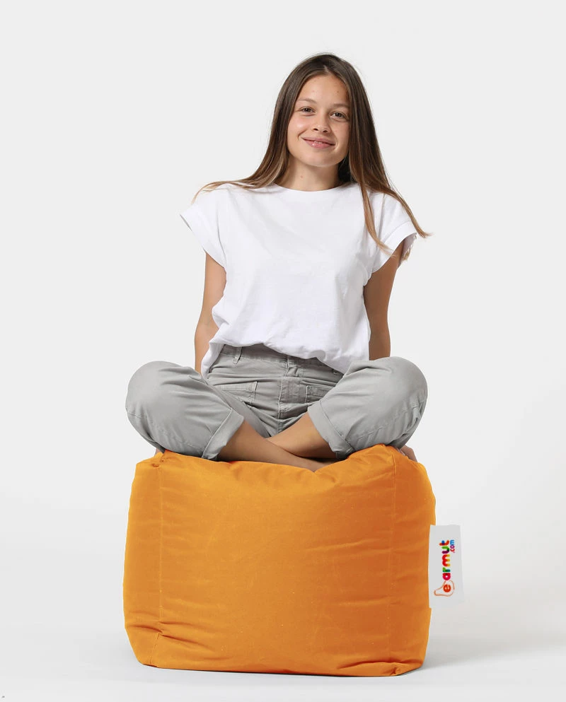 Puf kopshti katror, portokalli, Atelier del Sofa