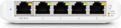 Switch Ubiquiti UniFi Flex Mini, Managed, Gigabit Ethernet, 5 porte, e bardhë