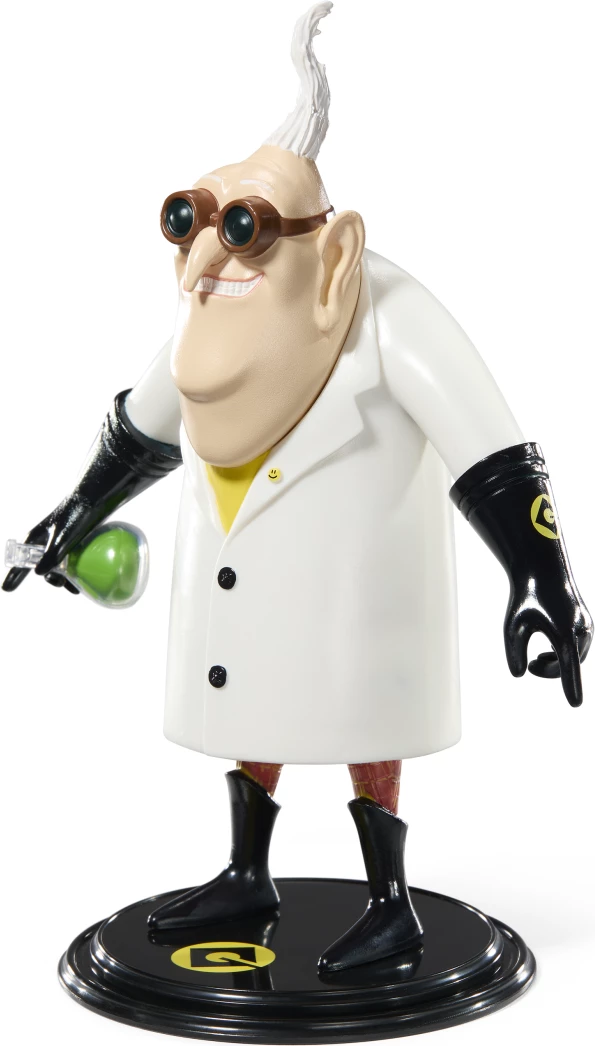 Figurinë fleksibile Noble Collection Bendyfigs Universal Minions Dr. Nefario 18.4 cm, me stand dhe gotë laboratorike