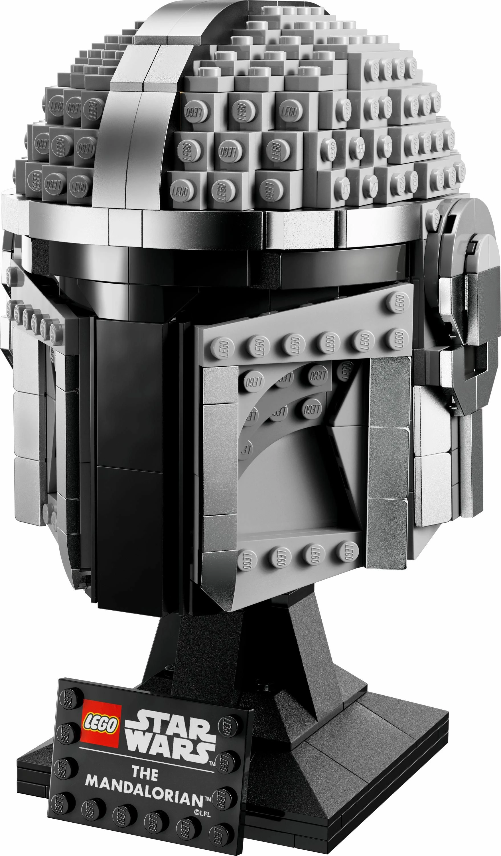Set LEGO Star Wars Mandalorian Helmet 75328, 584 copë, 18 cm, 18+, gri