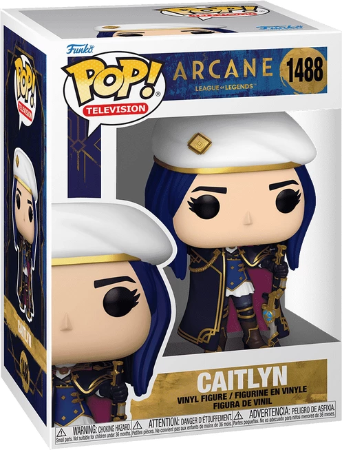 Figurinë koleksionuese Funko Pop! Animation League of Legends: Arcane Caitlyn, vinil, shumëngjyrëshe