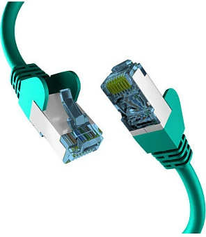 Kabllo LAN EFB Elektronik Cat7 RJ45, 25m, 10Gbps, S/FTP, e gjelbër