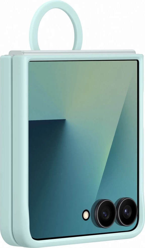 Mbështjellës silikoni me unazë Samsung EF-PF766TME për Samsung Galaxy Z Flip7, mint