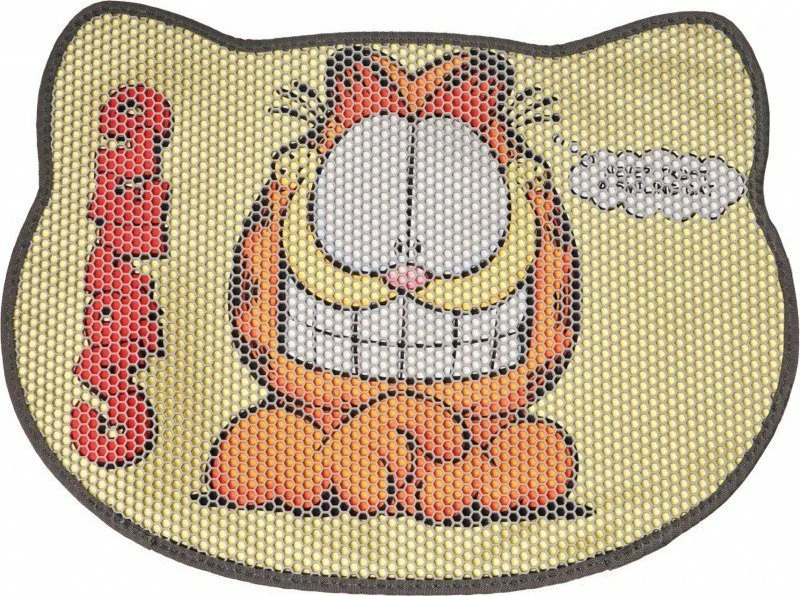 Tapet dy-shtresor për kuti rëre Garfield GR-6336 58.5x44 cm, i verdhë