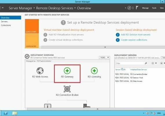 Windows Server 2016 Remote Desktop Services 10 user connections Global