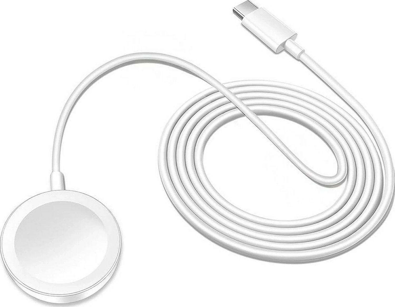 Karikues wireless Teltech MagSafe Type-C për Apple Watch, bardhë