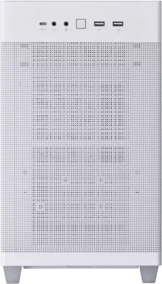 Kasë Asus Prime AP201 90DC00G3-B39010 microATX mesh, USB-C përpara, e bardhë