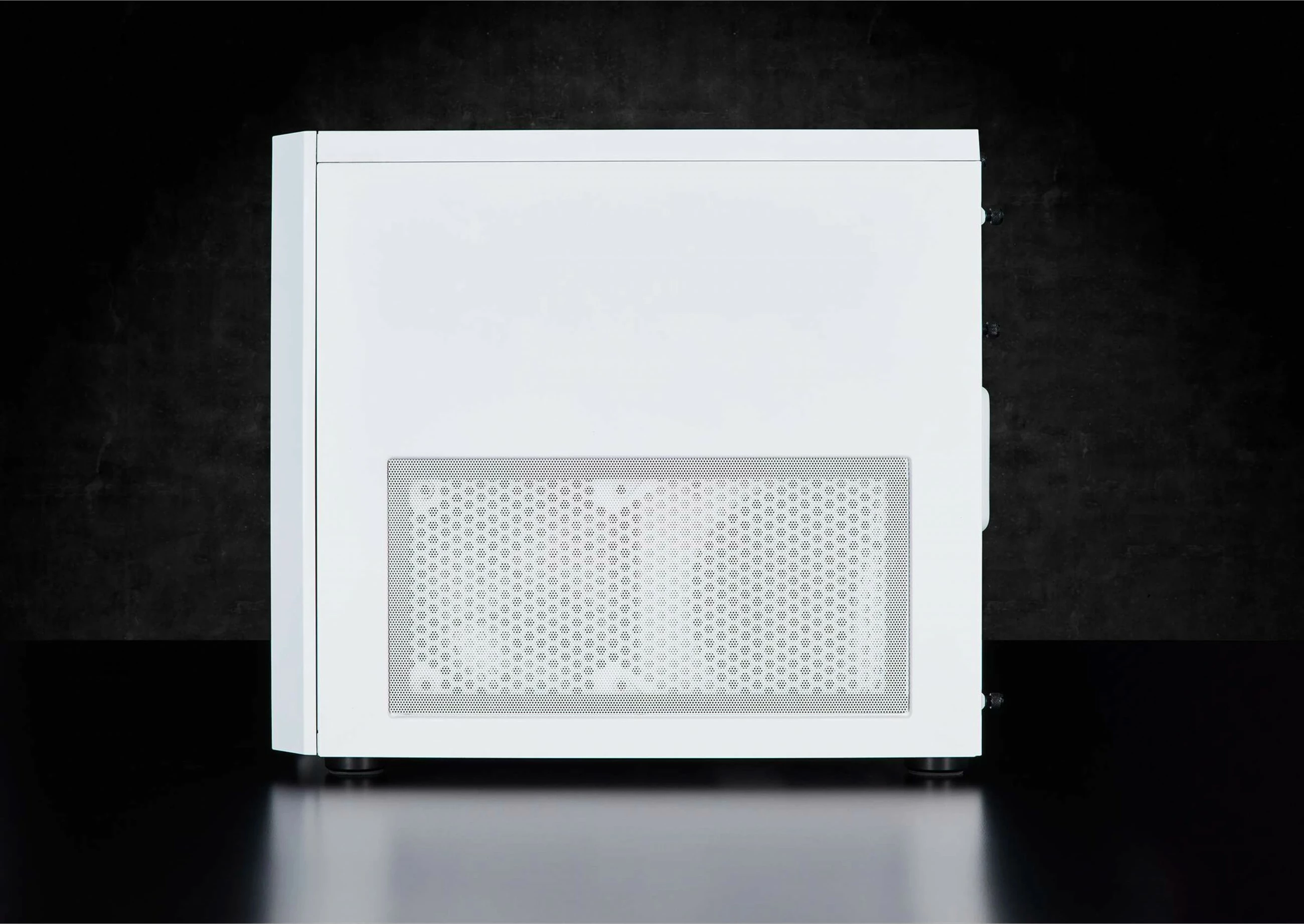 Kasë Corsair Crystal 280X, micro ATX, xham i temperuar, e bardhë