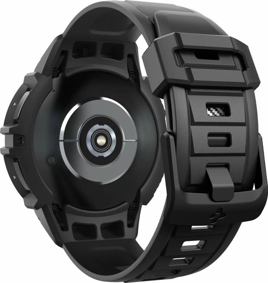 Mbështjellës Spigen Rugged Armor Pro me rrip për Samsung Galaxy Watch 6 Classic 47mm, Zi