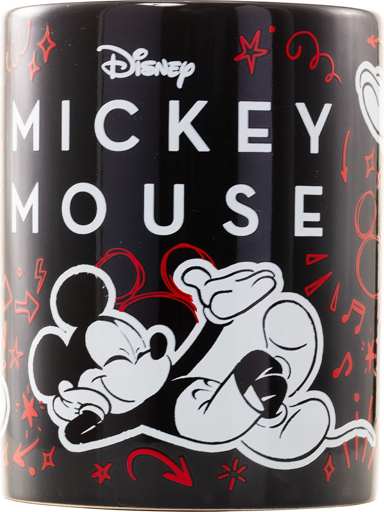 Filxhan Pyramid Mickey Mouse (Smile) Fuzzy 440 ml, gri