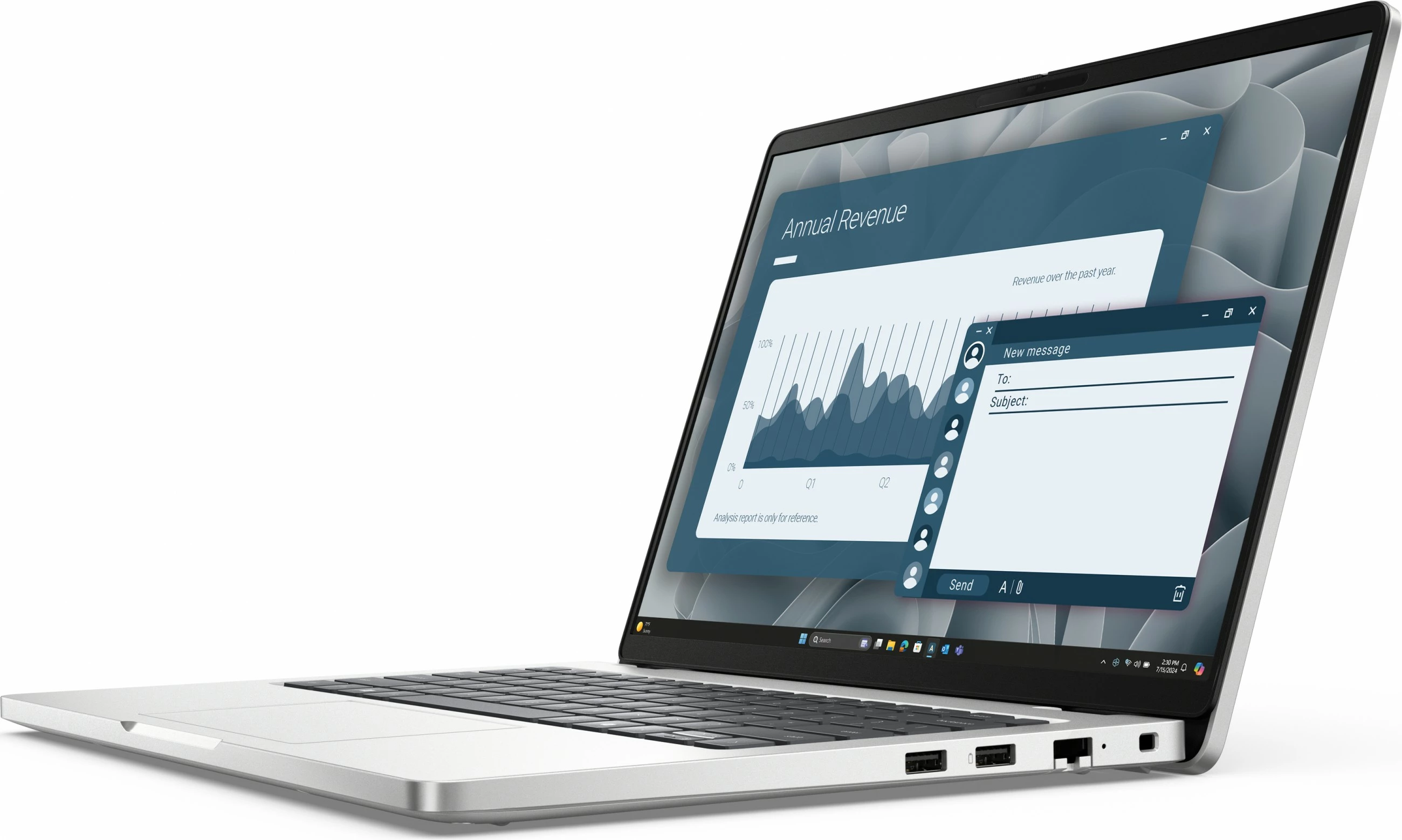 Kompjuter Dell Pro 14 PC14255, AMD Ryzen AI 7, 16GB RAM, 512GB SSD, 14 inç, argjendtë