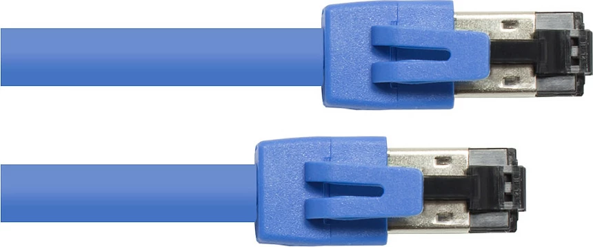 Kabllo rrjeti GoodConnections Cat 8.1 S/FTP RJ45 0.5m 40Gbps LSZH, kaltër