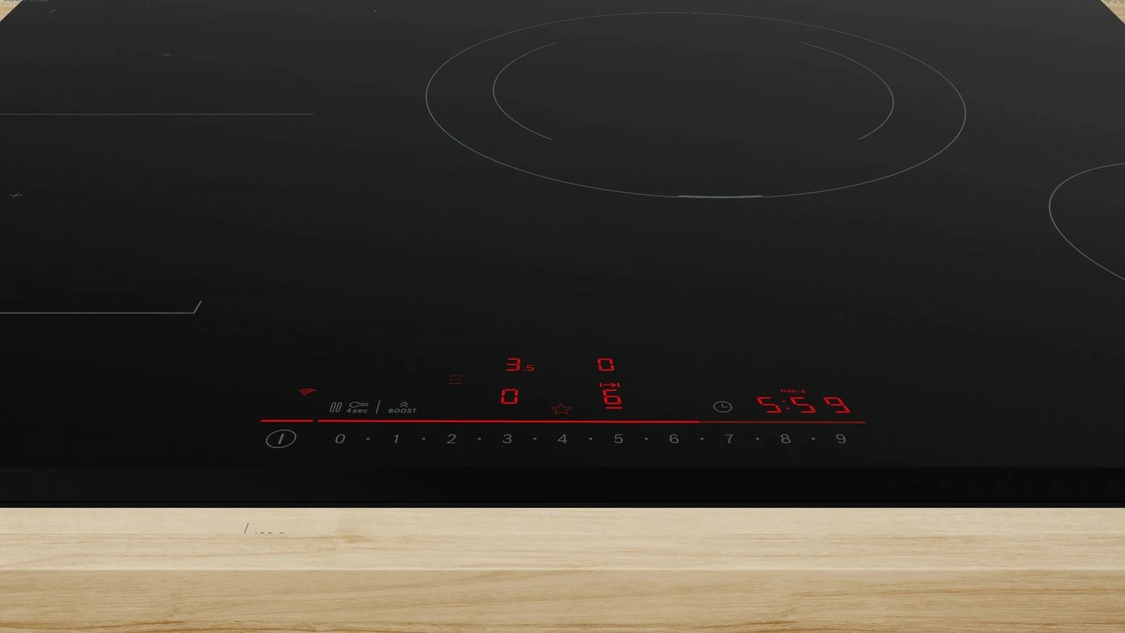 Pllakë induksioni Bosch PVS831HB1E, 80 cm, e zezë