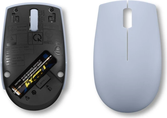 Mausi pa tela Lenovo 300, Kompakt, Optik, Blu