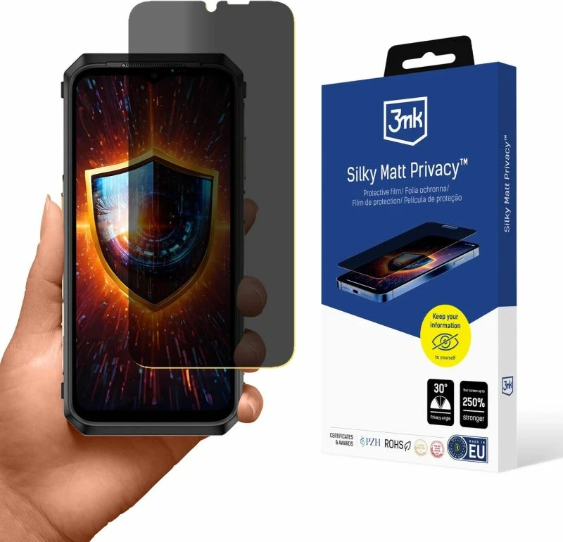 Mbrojtës ekrani privatësie 3mk Silky Matt për Ulefone Power Armor 18/18T/18 Ultra
