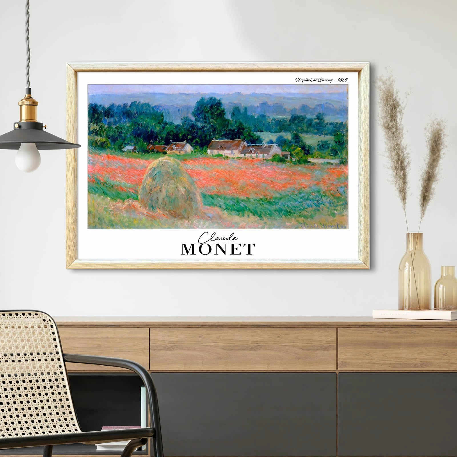 Pikturë dekorative me kornizë, Wallity, 4262AHSMONET-010