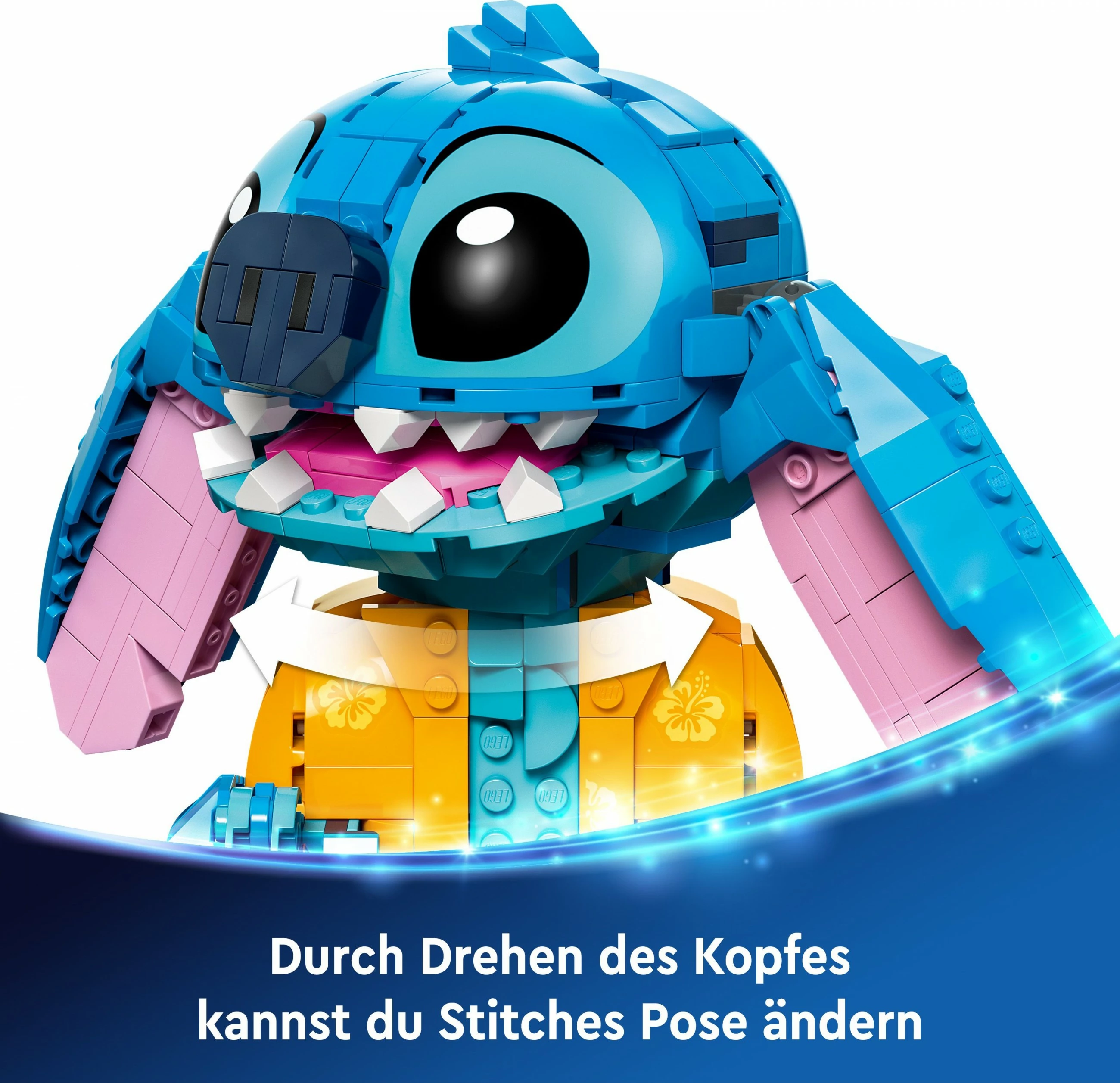 Set ndërtimi LEGO Stitch, 9 vjeç e lart, Plastikë, 730 pjesë, shumëngjyrësh