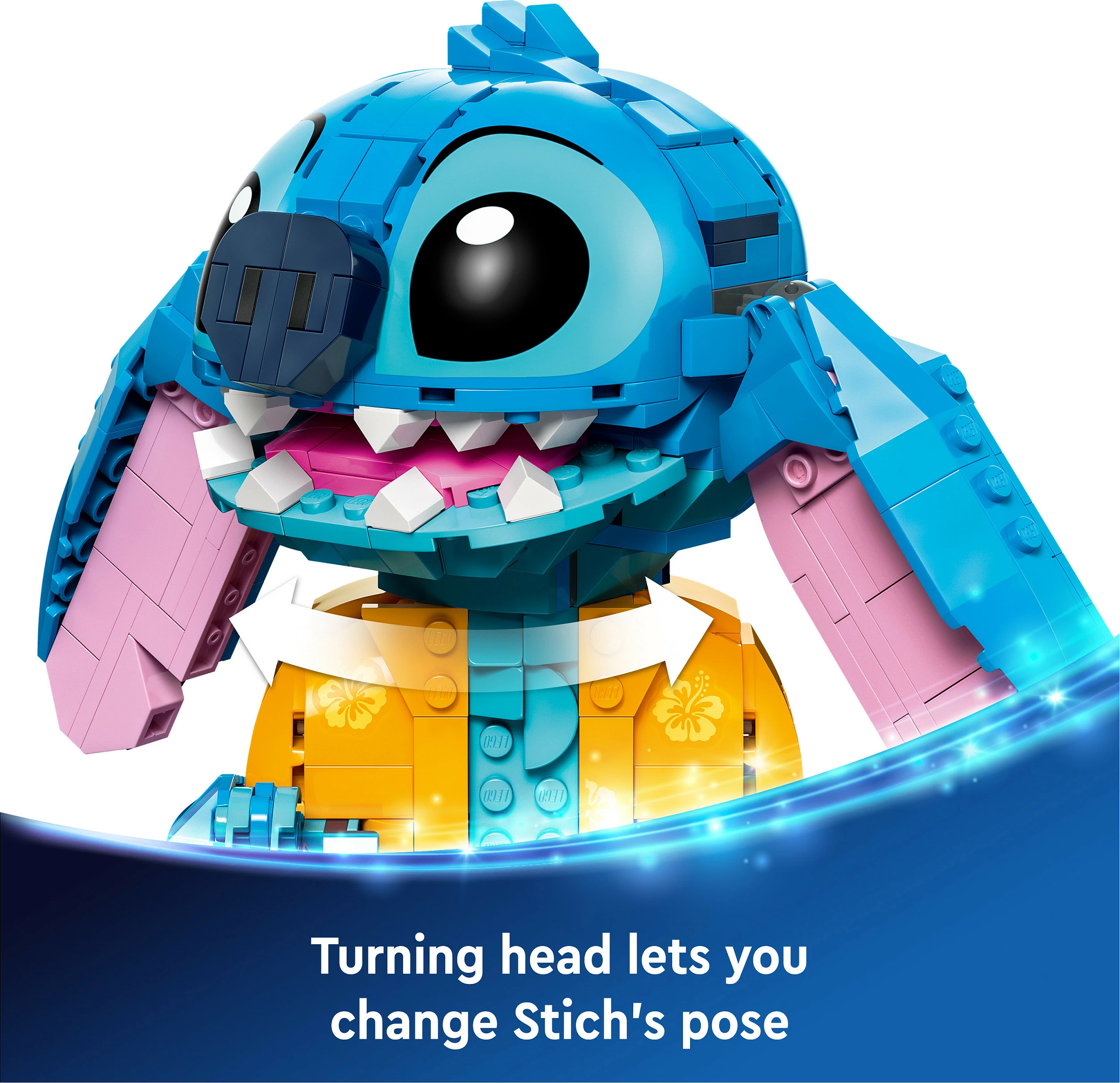 Set ndërtimi LEGO Stitch, 9 vjeç e lart, Plastikë, 730 pjesë, shumëngjyrësh