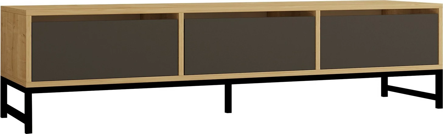 Komodë TV Hanah Home, ngjyrë sahra, 160x40x40cm