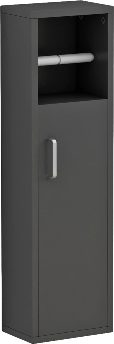 Kabinet për banjo DAMIEN, ngjyrë antracit, FH9025.11, 20x13x70Hcm