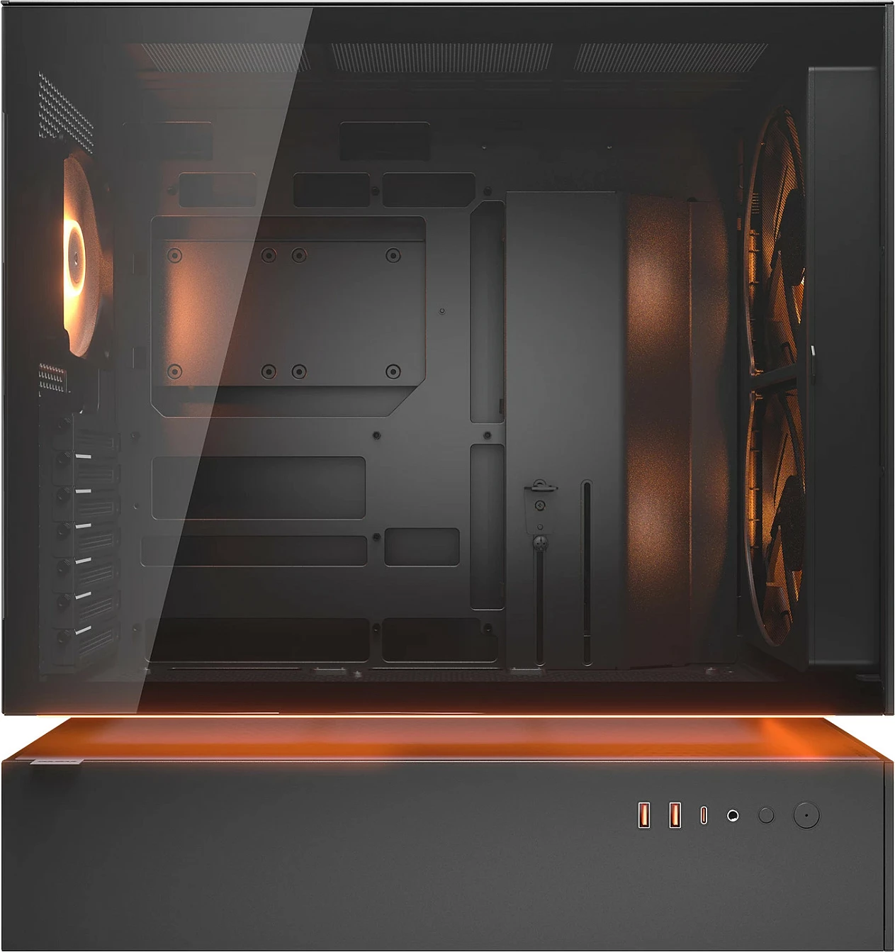 Kasë COUGAR CFV235 Mesh ARGB Midi Tower, ATX/microATX/Mini-ITX, xham i temperuar, e zezë