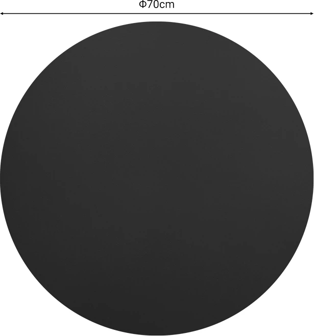 Sipërfaqe tavoline Sensie t.Werzalit ngjyrë e errët D70cm