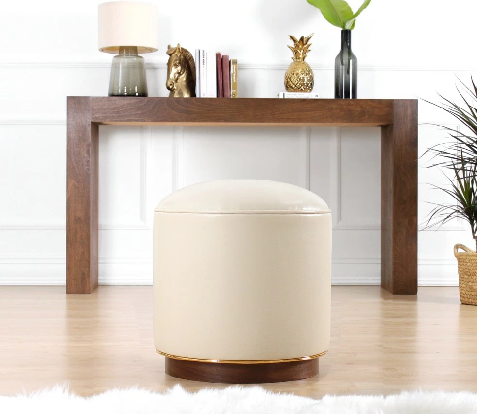Puf Atelier del Sofa, Milotte, krem