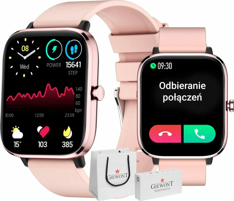 Smartwatch për femra Giewont, rozë