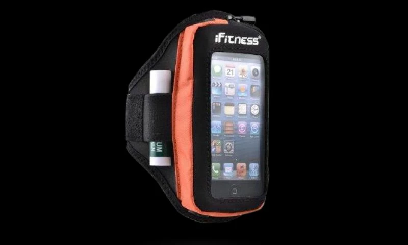 Rrip krahu për telefon iFitness, kuq