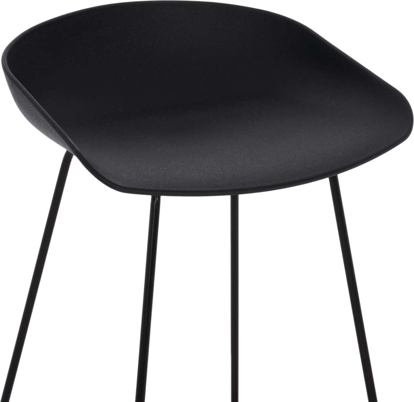 Karrige për bar, e zezë, mesatare, FH9299.02, 44x44x74cm, set 2 copë